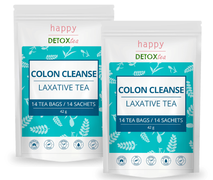 Colon Cleanse Laxative Tea by Happy Detox Tea
