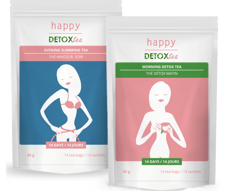 Thé Détox Minceur - Happy Detox Tea - 14 ou 28 jours